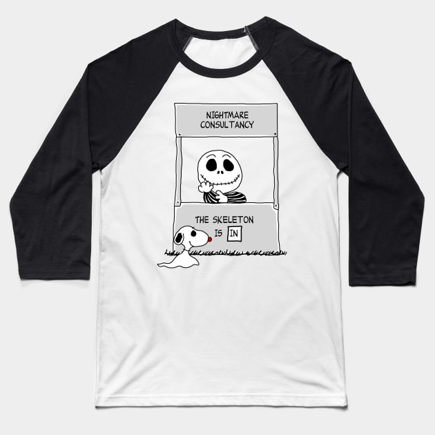 Nightmare consultancy Baseball T-Shirt by Melonseta